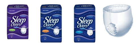 SleepOvers Youth Pants - disposable underwear for older kids - 3 sizes
