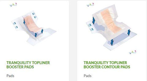 Tranquility TopLiner Booster Pads