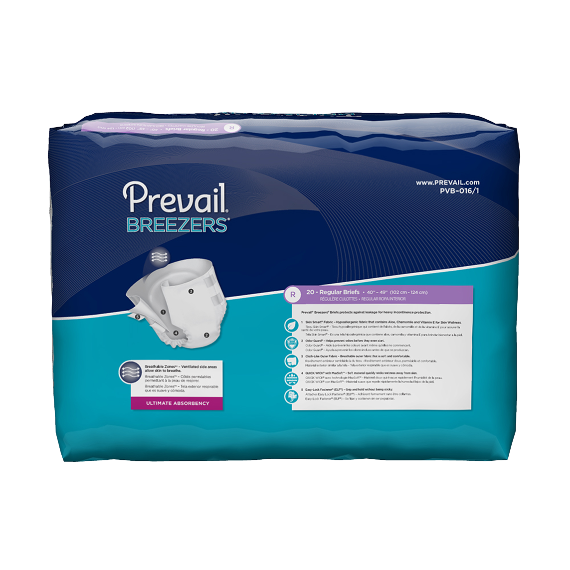 Adult diapers for heavy urinary incontinence | Prevail Breezers Absorbency Adult Briefs MyLiberty.Life