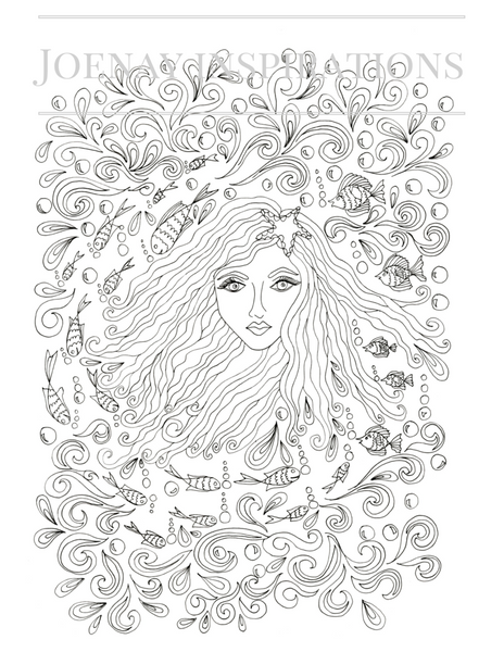 face coloring pages for adults - photo #47