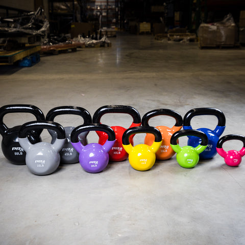 Vinyl kettlebell colors