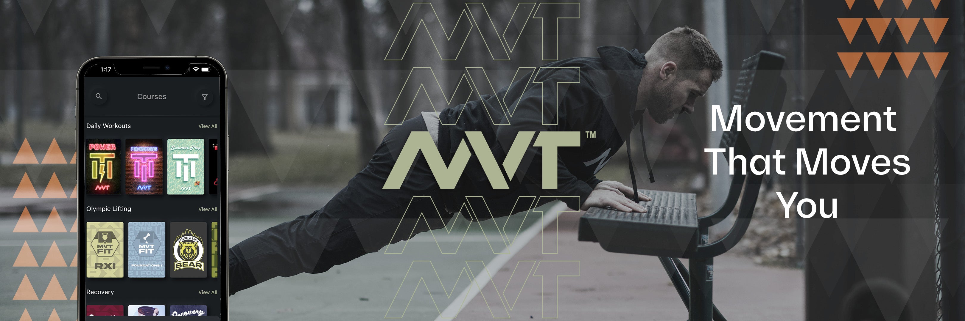 MVT Fitness App. Movement that moves you 