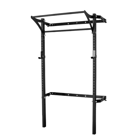 PRx Performance kipping bar on black uprights with wall brackets