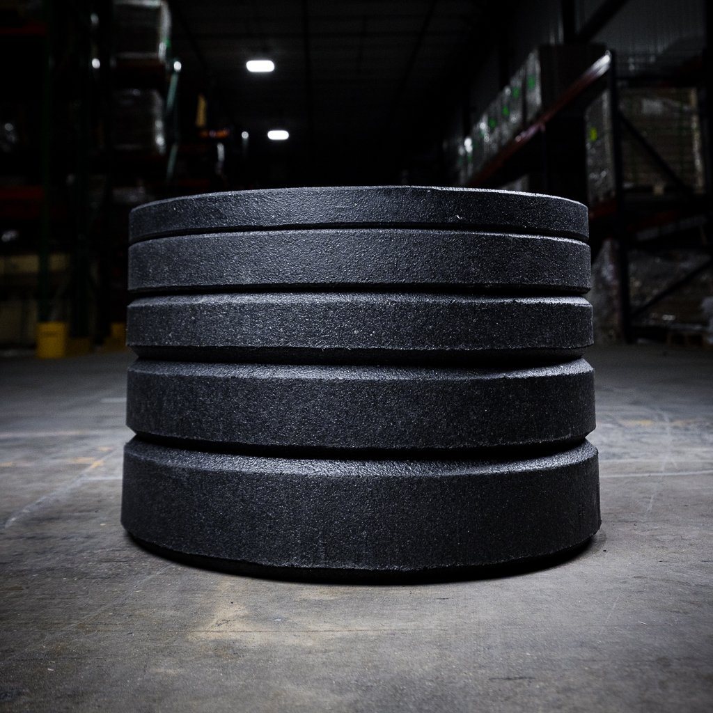 crumb rubber bumper plates