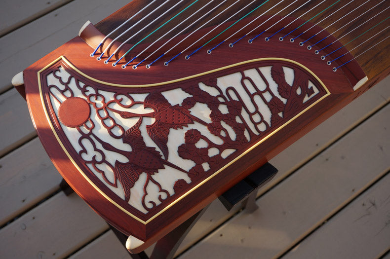 African Purple Sandalwood Guzheng ‘duo Crane – Music Of May Ltd