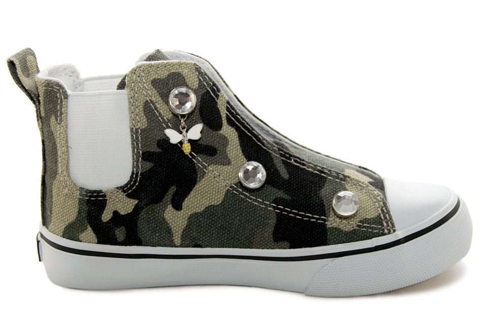 camouflage high top sneakers