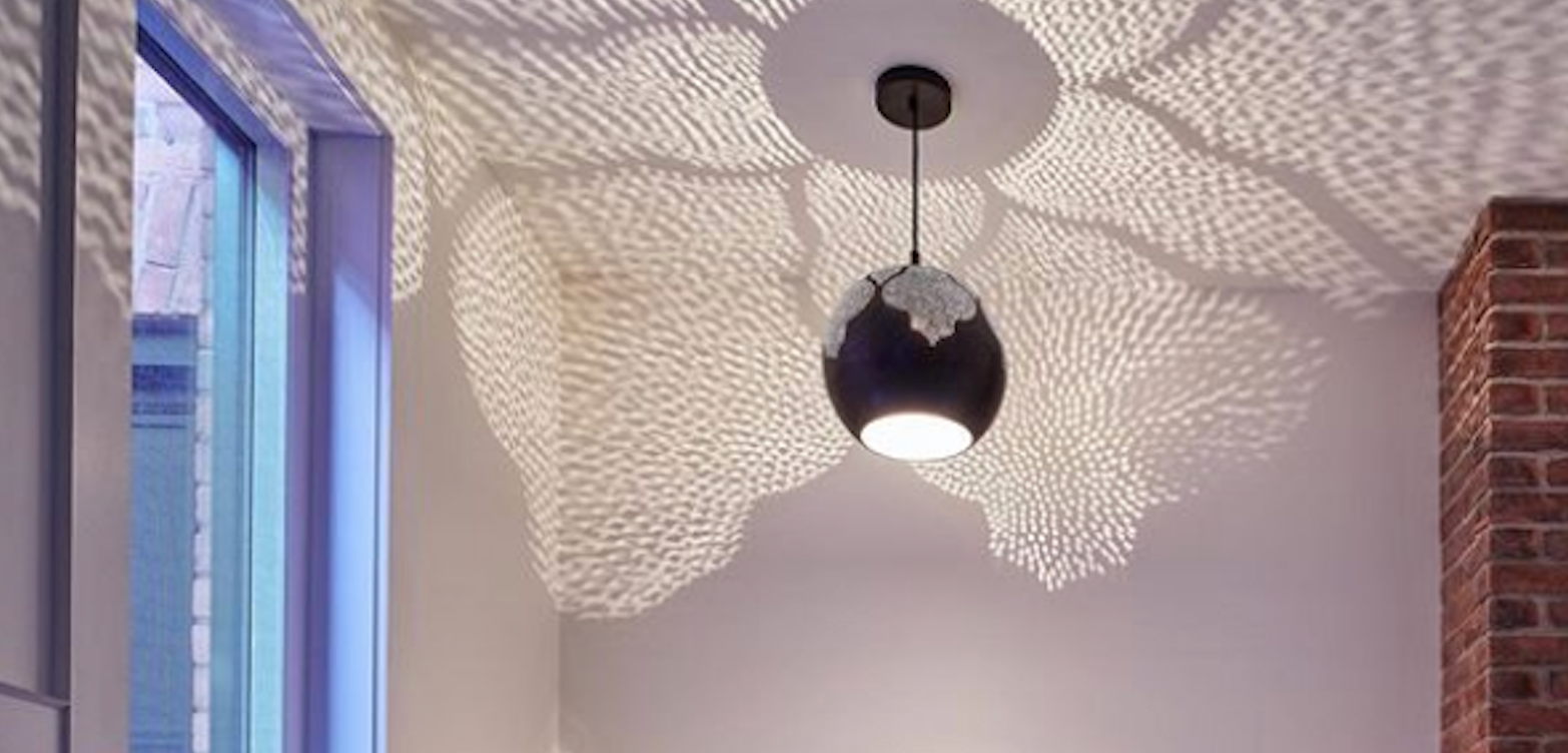 moroccan shadow casting light  by dounia home najma trellis bedroom bathroom 