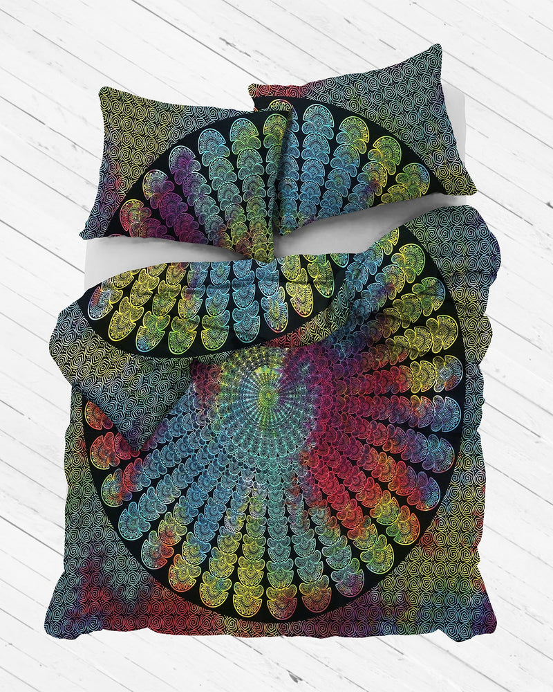 Mandala Tie Dye Duvet Cover The Bohemian Shop