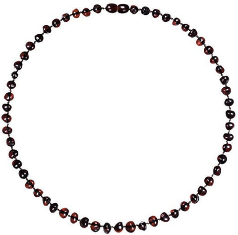 Black amber necklace