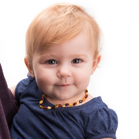 infant amber teething necklace 