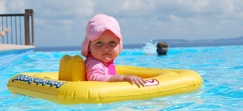 Baby at the beach 