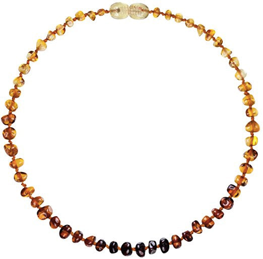 rainbow baltic amber necklace