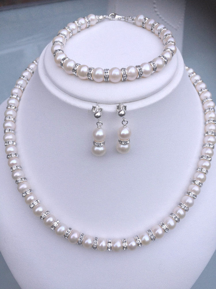 pearl bridal jewellery