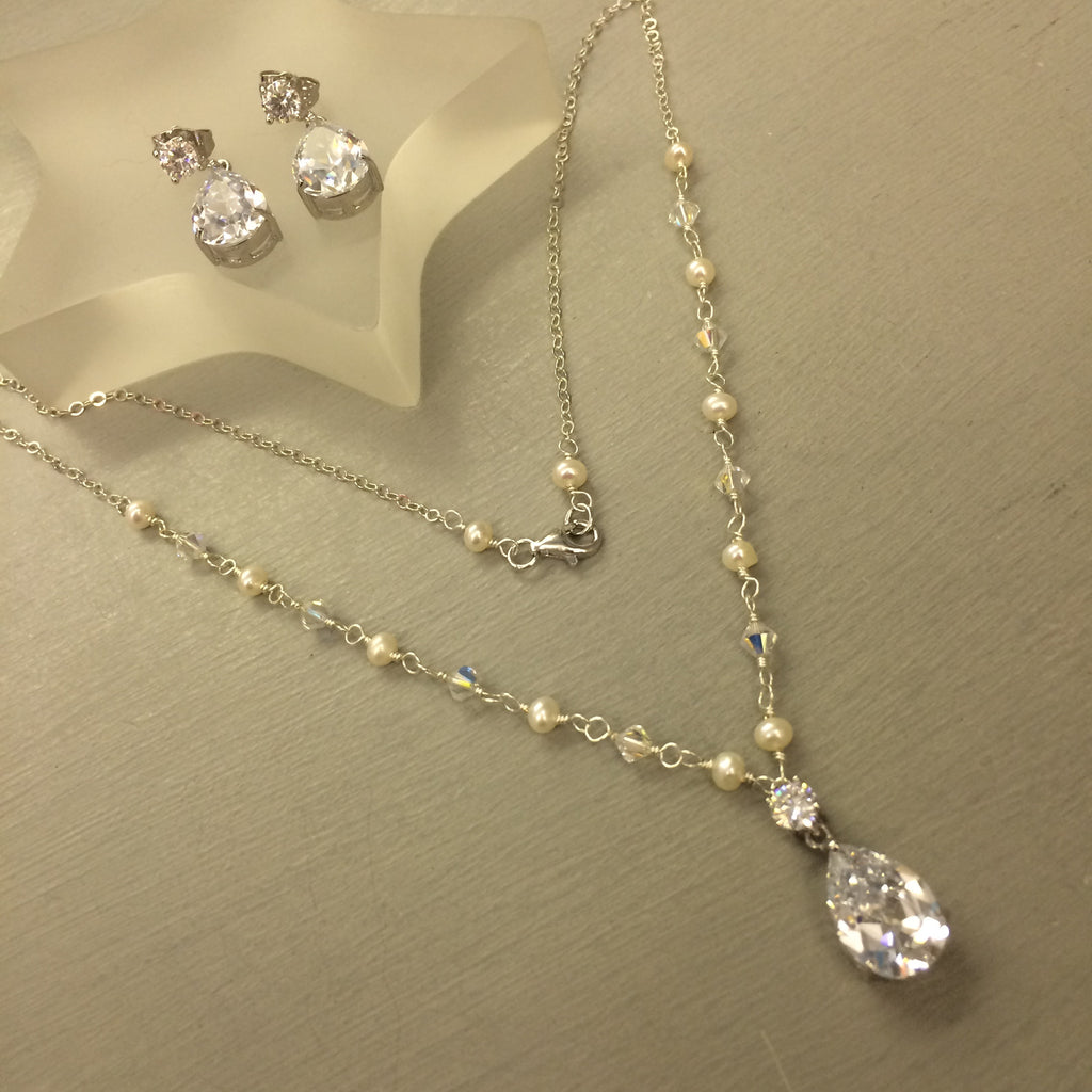 swarovski bridesmaid jewelry sets