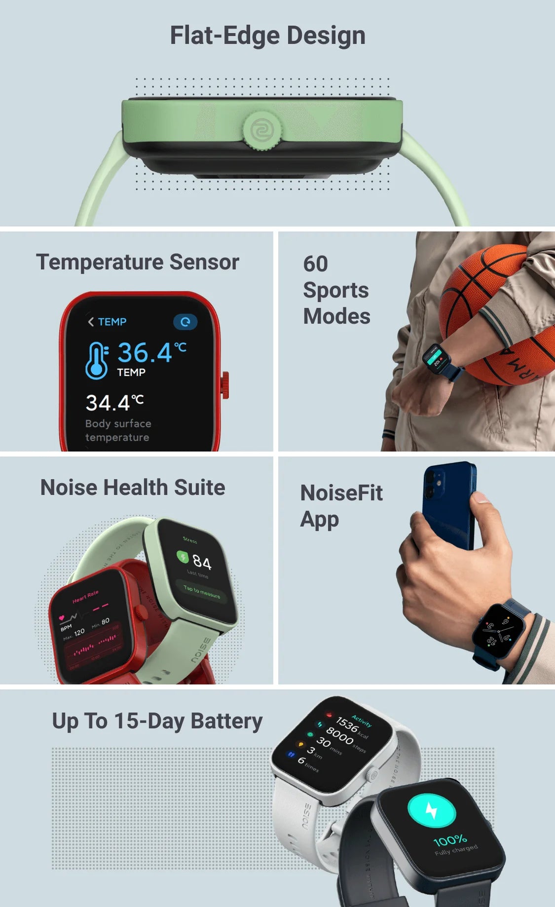 Noise colorfit caliber go smart watch