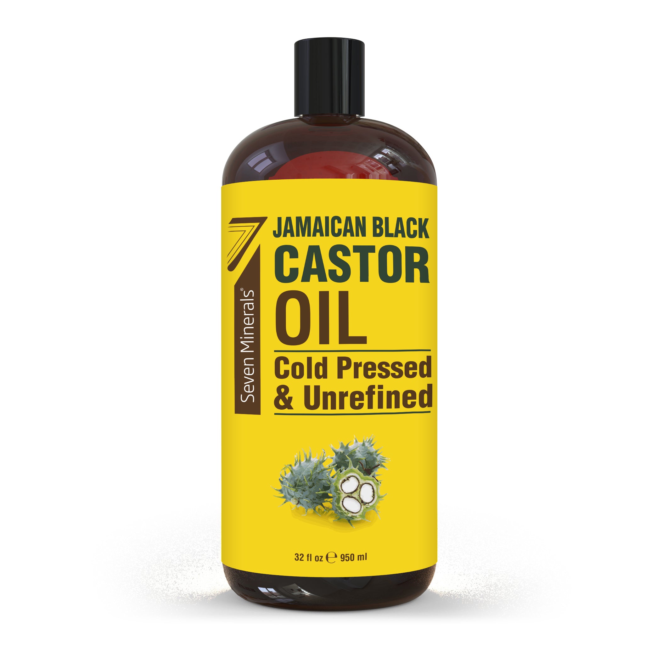 Pure Jamaican Black Castor Oil (Shipping Within USA only) - Seven Minerals product image