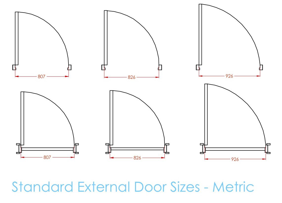Metric Data 12 - Standard Door Sizes – First In Architecture
