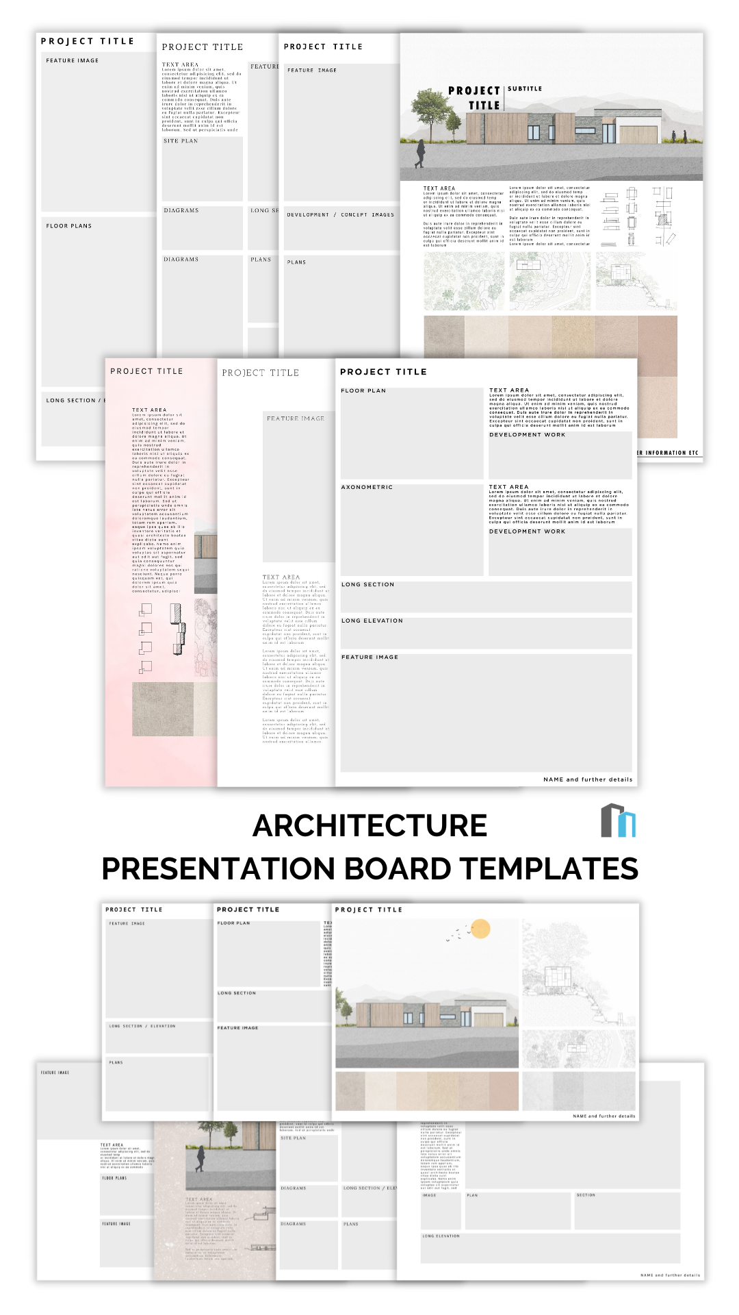 architecture presentation board template free
