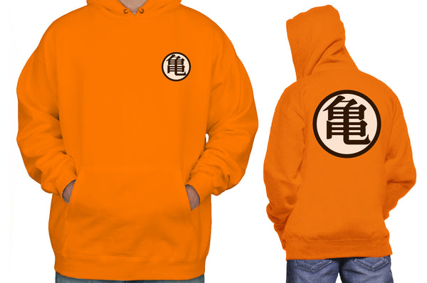 orange hoodie with zipper