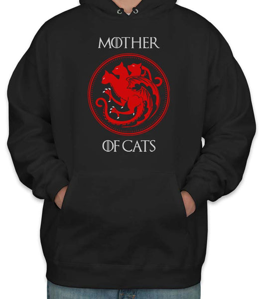 Mother Of Cats Sigil with font Unisex Pullover Hoodie– Meh. Geek