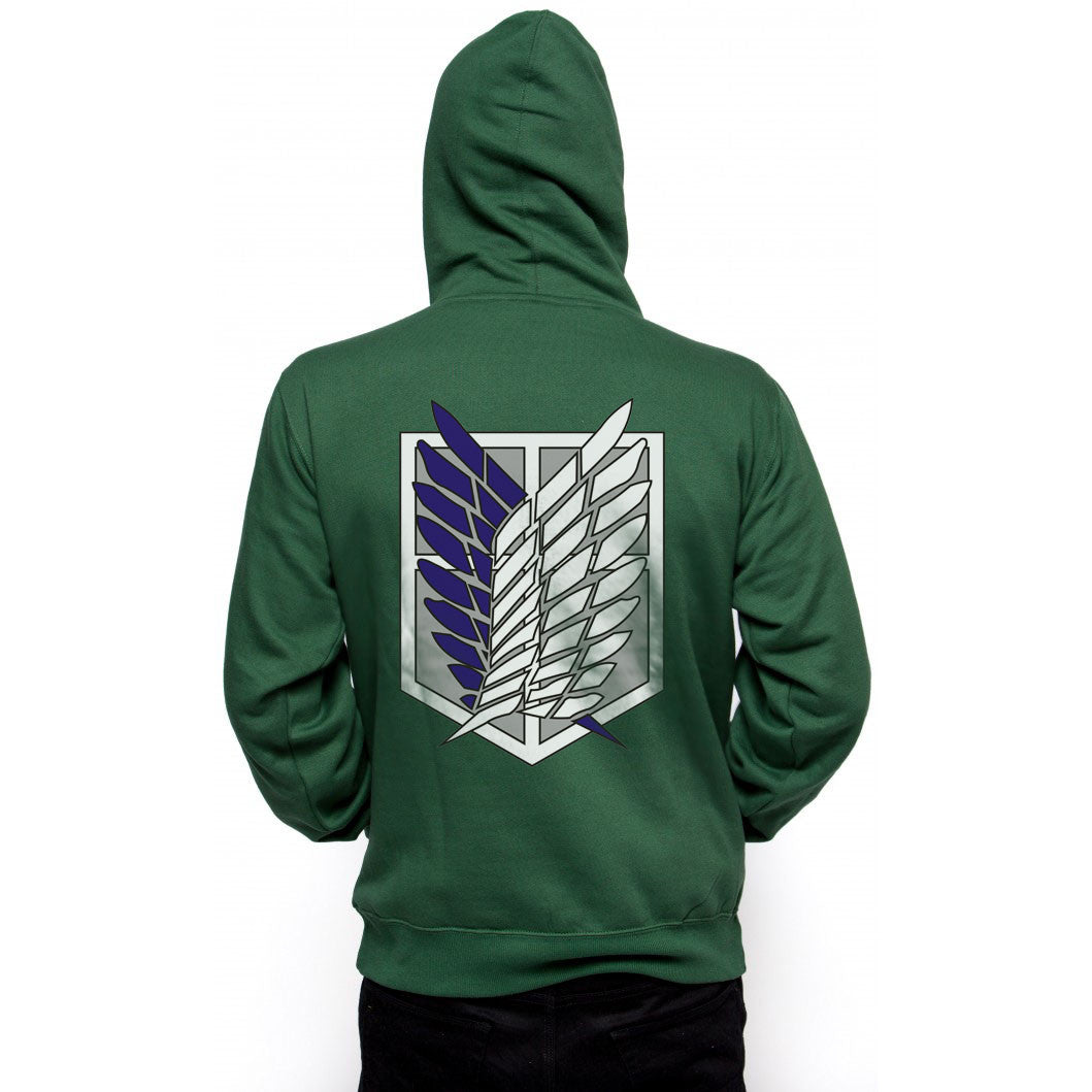 Attack on Titan Blue Ink Shingeki no kyojin Unisex Pullover Hoodie Adu ...