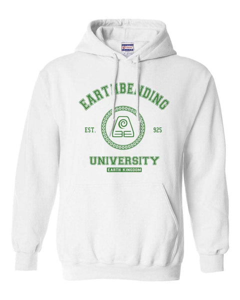 Earthbending University Green Ink Avatar Earthbender Unisex Pullover H ...