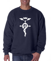 Fullmetal Alchemist State Symbol Logo Unisex Crewneck Sweatshirt Adult