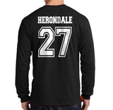 Herondale 27 Idris University Long Sleeve T-shirt for Men Black - Meh. Geek - 3