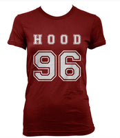 Hood 96 White Ink on Front Calum Hood Women T-shirt
