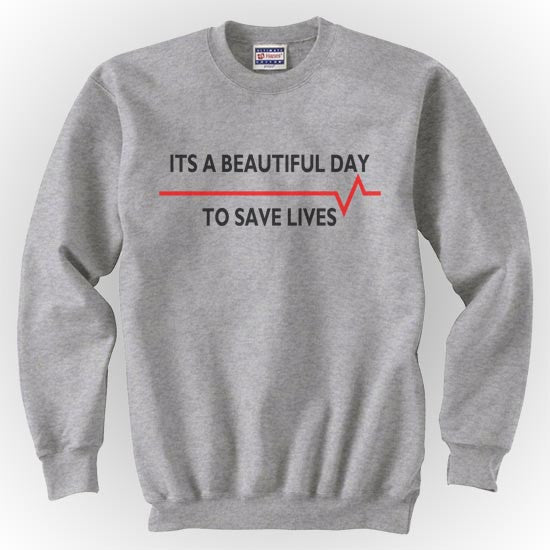 greys anatomy crewneck