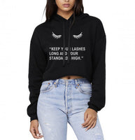 high crop hoodie