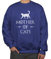 Mother of Cats Unisex Crewneck Sweatshirt Adult
