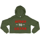 Sired To Klaus Cropped Hoodie