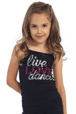 Live Love Dance Sequin Cami Top