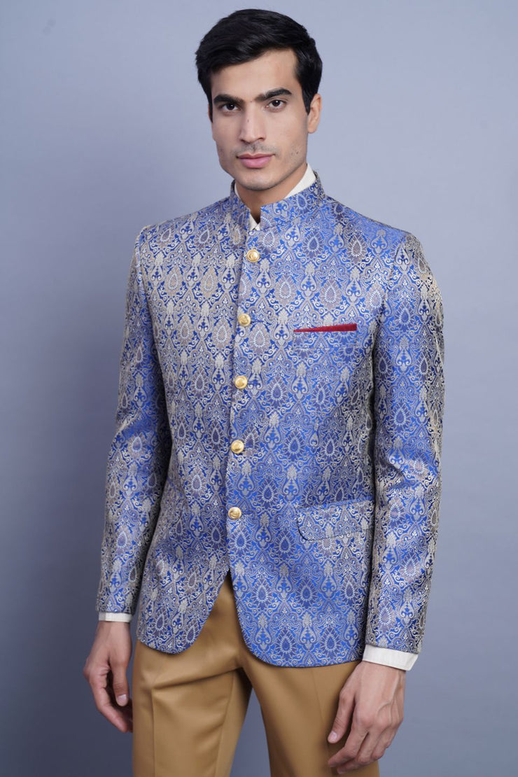 Wintage Men's Banarasi Rayon Cotton Casual and Festive Indian Jodhpuri ...