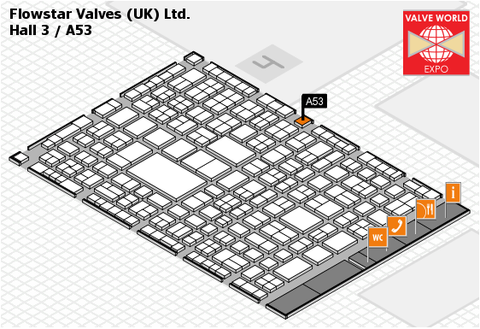 Flowstar Valveworld 2016 - Hall Plan