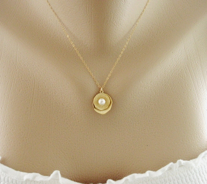 Lotus Leaf Pearl Necklace - Shop For Lotus Leaf Pearl Necklace Online ...