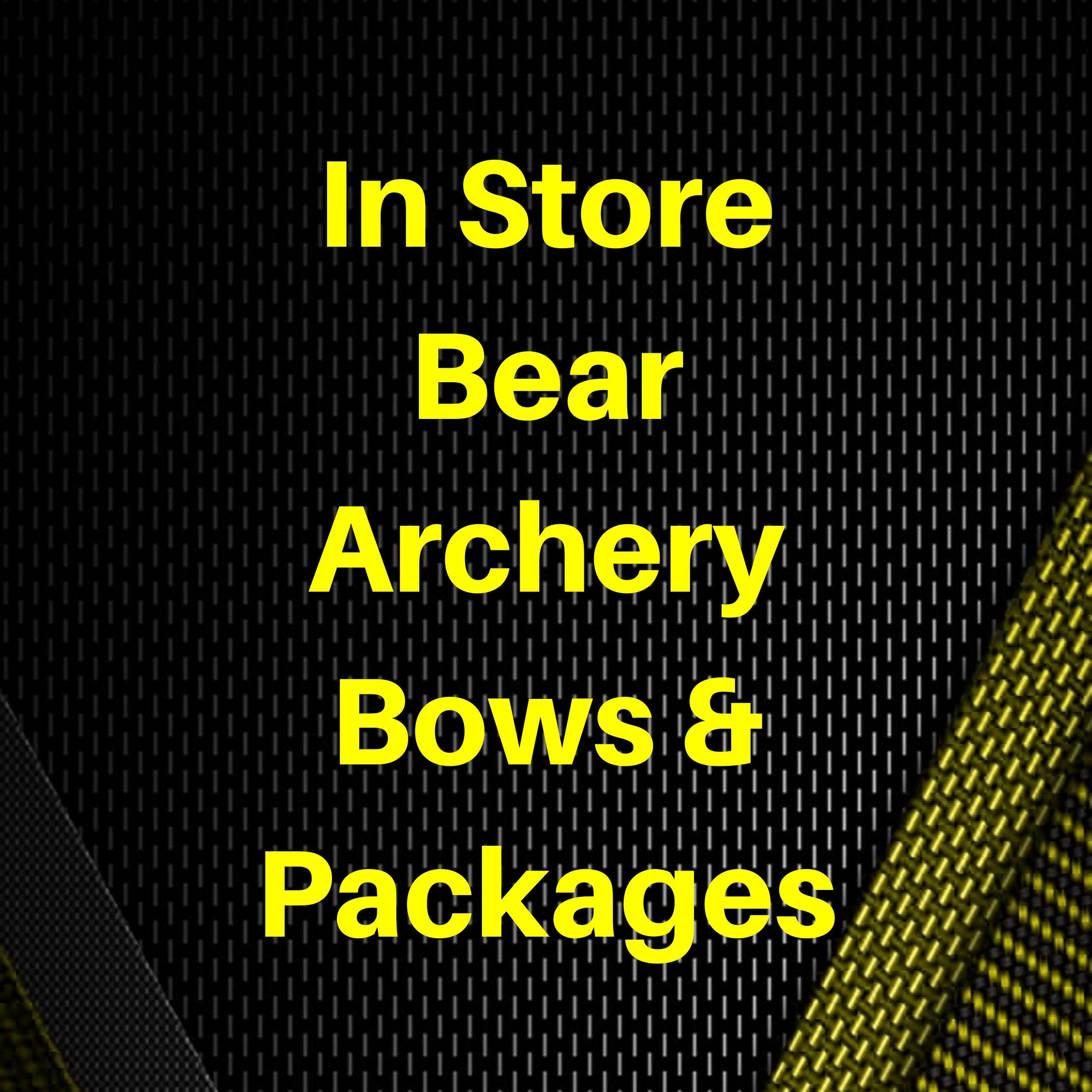 In Store Bear Archery Bows & Packages – Better Outdoors Pro Shop