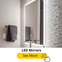 Zeek LED Light Bathroom Wall Mirrors