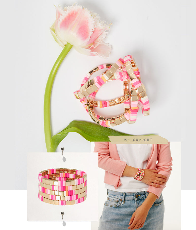 Roxanne Assoulin - Kid's Tickled Pink Bracelet - Bracelets