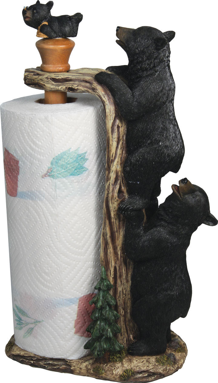 Rough Bear Carved Paper Towel Holder - 172053 – Specialty Decor by Sunland  Home