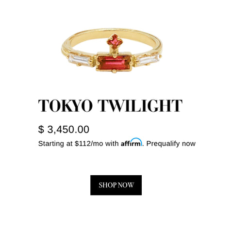 Tokyo Collection - Diamond & Ruby Twilight Ring