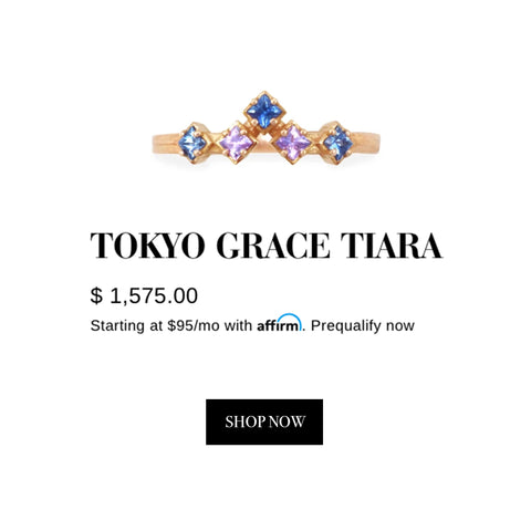 Tokyo Collection - Sapphire Grace Tiara Ring