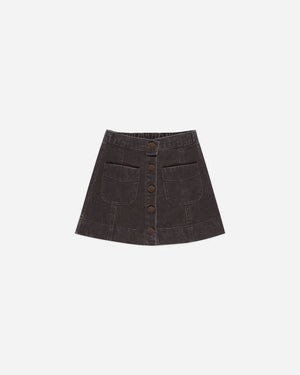 Denver Mini Skirt || Washed Black - Paper Kite