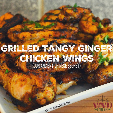 Grilled Tangy Ginger Chicken WingsRecipe | Wayward Gourmet