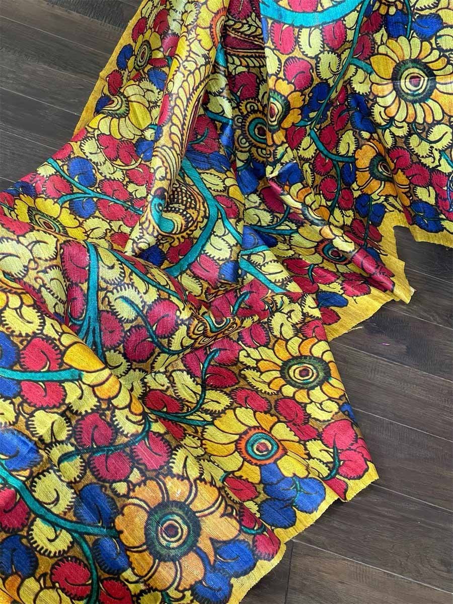 Kalamkari Sarees Online - Buy Kalamkari Silk Sarees at Low Prices ...