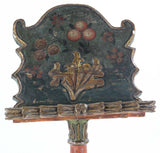 Antique Book Stand, Venetian, Attractive and Functional Piece, Paint Decorated!! - Old Europe Antique Home Furnishings