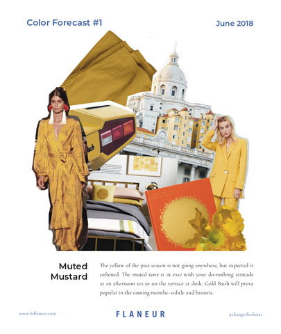 summer color trend flaneur bedding yellow