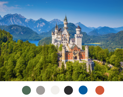 Colors inspired by Bavaria