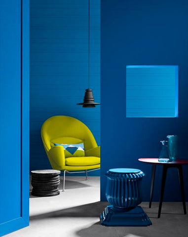 Blue and Yellow Room